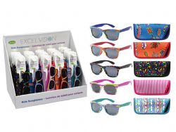 LUNETTES DE SOLEIL POUR ENFANTS AVEC ÉTUI ASST